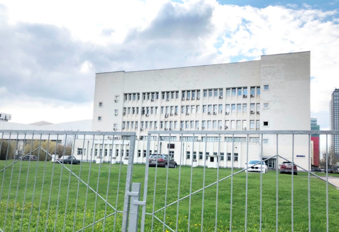 фасад дома, здание по адресу г Москва, Ленинградский пр-кт, д 37 к 12